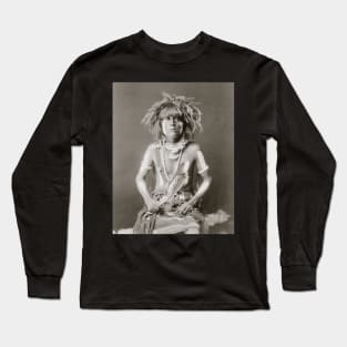 Indian Snake Priest, 1910. Vintage Photo Long Sleeve T-Shirt